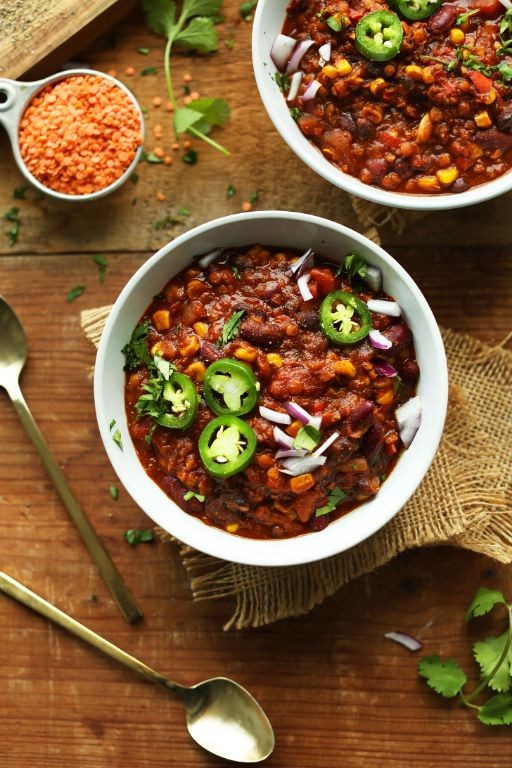 Lentil and Veggie Chili