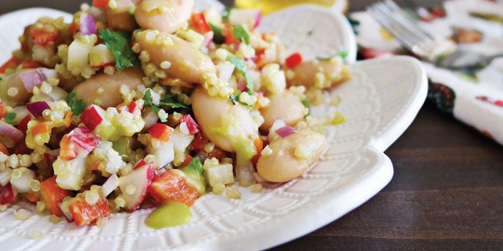 Lima Bean and Quinoa Salad