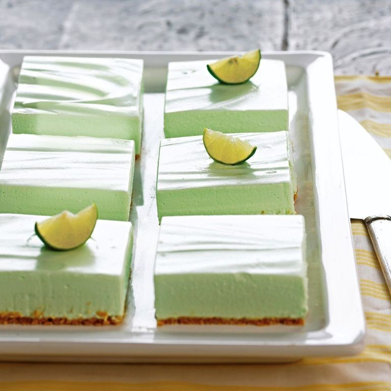 Lime Jello Cheesecake Bars
