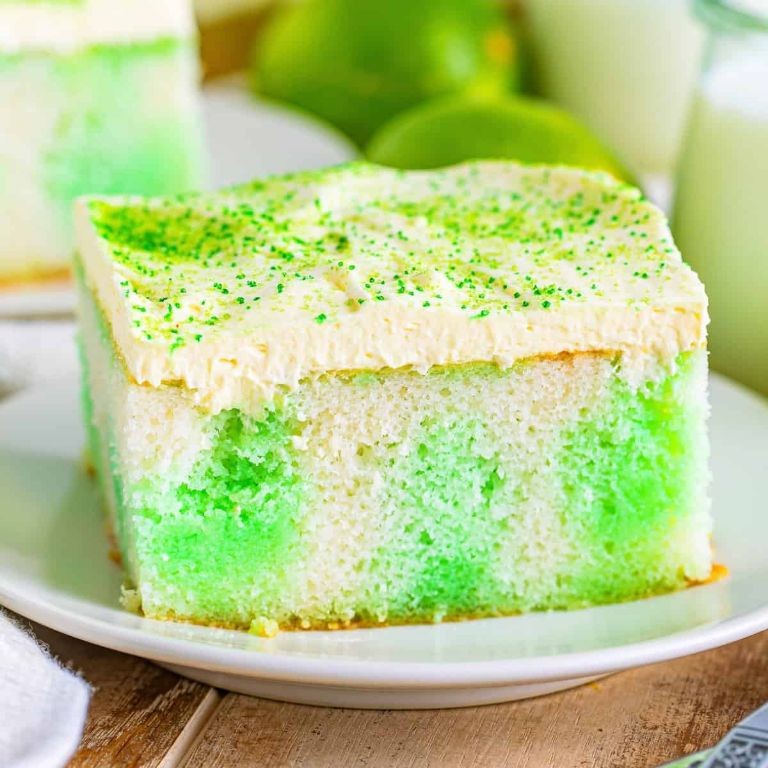 Lime Jello Poke Cake
