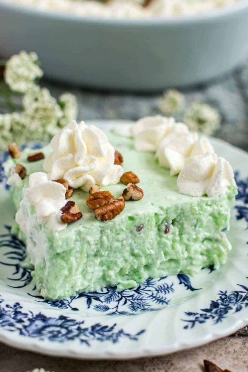 Lime Jello and Pistachio Salad