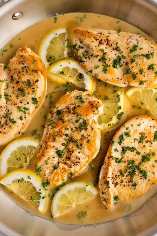 Lipton Onion Soup Chicken Breast with Lemon Butter Sauce
