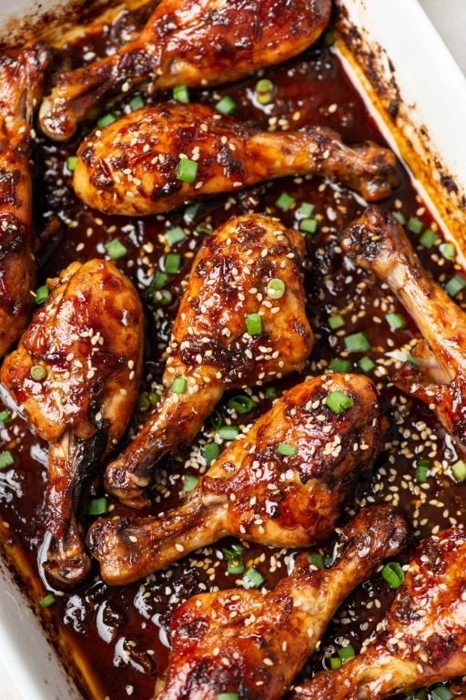 Lipton Onion Soup Chicken Drumsticks with Honey Glaze