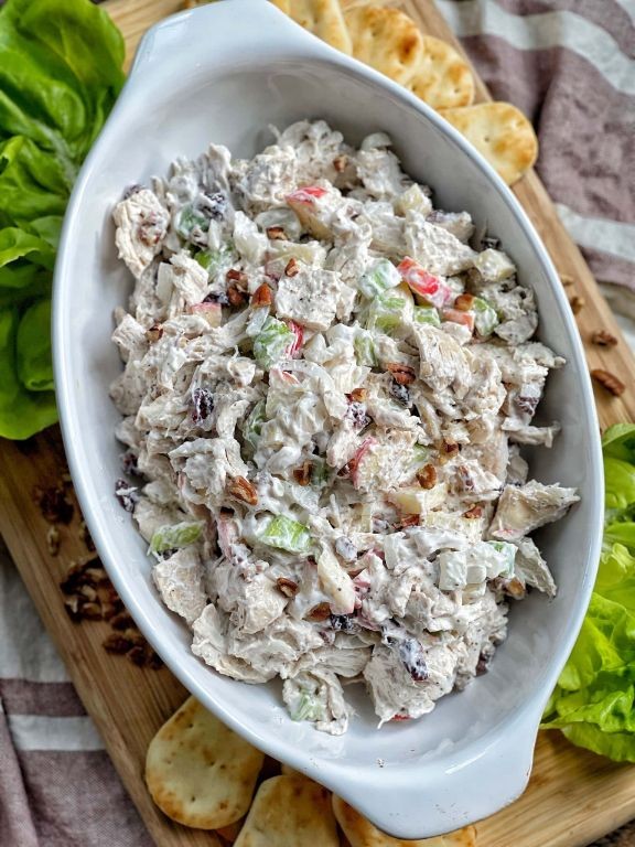 Lipton Onion Soup Chicken Salad with Cranberries