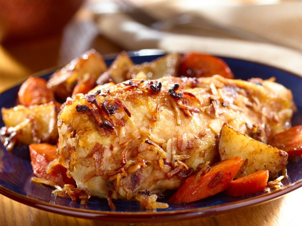 Lipton Onion Soup Roasted Chicken with Garlic and Herbs