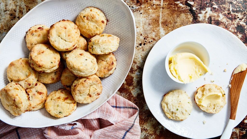 Loaded Baked Potato Cheddar Biscuits
