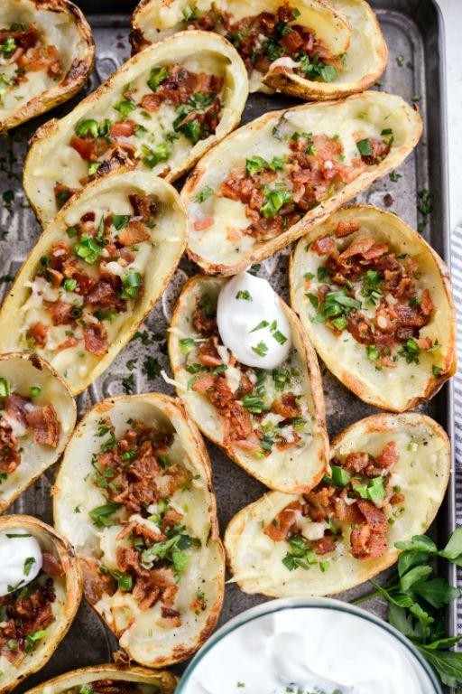 Loaded Irish Potato Skins