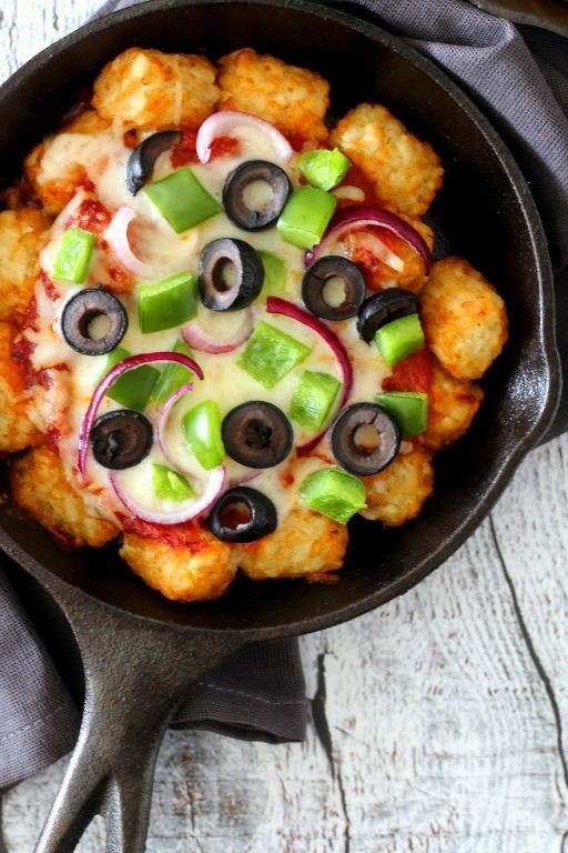 Loaded Potato Pizza Puffs