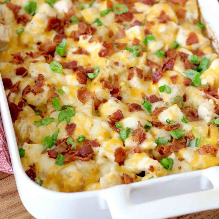 Loaded Ranch Chicken and Potato Casserole