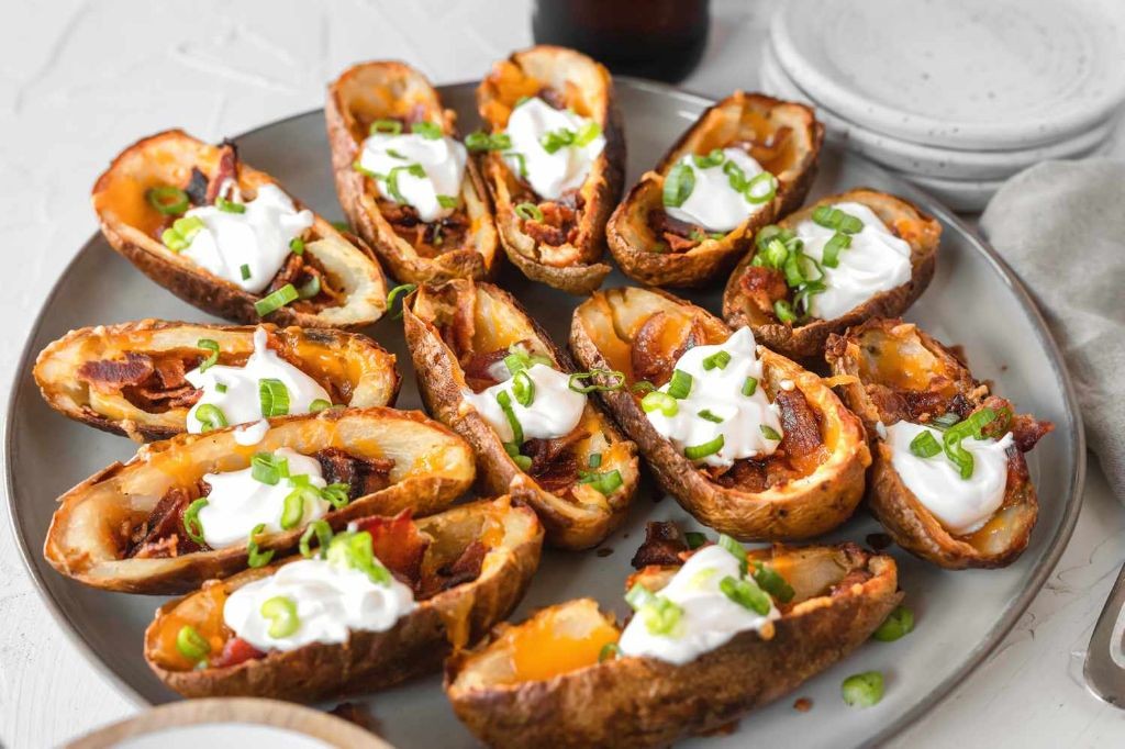 Loaded Simply Potatoes Skins