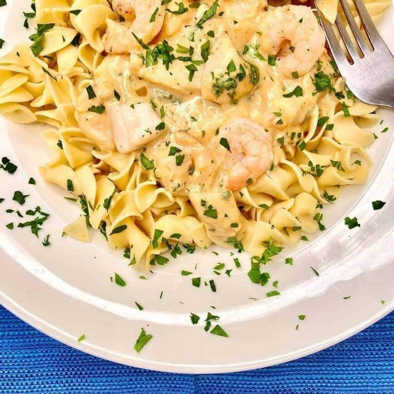 Lobster Newburg Pasta with Fettuccine