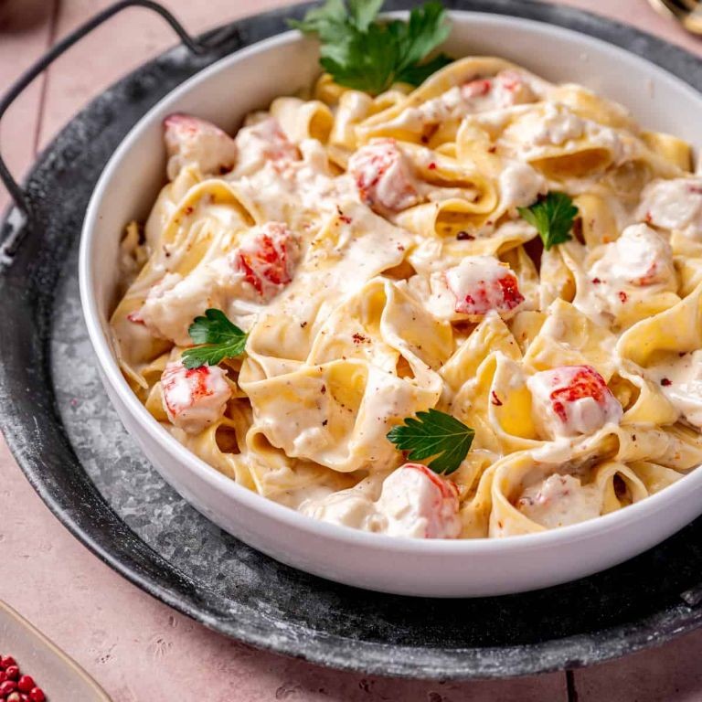 Lobster Newburg with Tarragon and Champagne