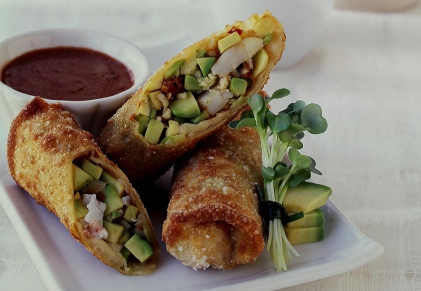Lobster and Avocado Spring Rolls