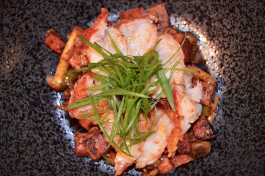 Lobster and Sweet Potato Hash