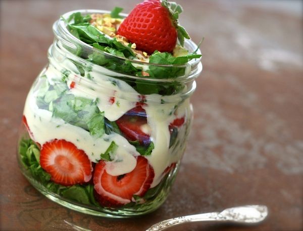 Longevity Spinach and Berry Parfait