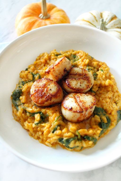 Longevity Spinach and Pumpkin Risotto