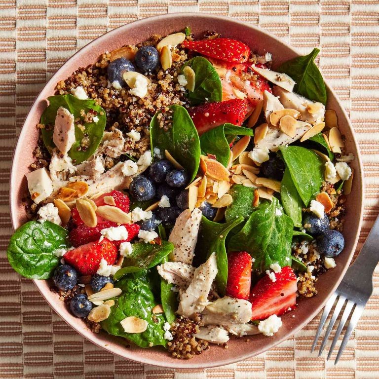 Longevity Spinach and Quinoa Salad