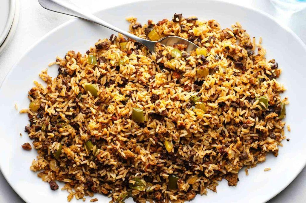 Louisiana-Style Dirty Rice with Chicken Livers