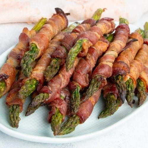 Low-Carb Bacon-Wrapped Asparagus
