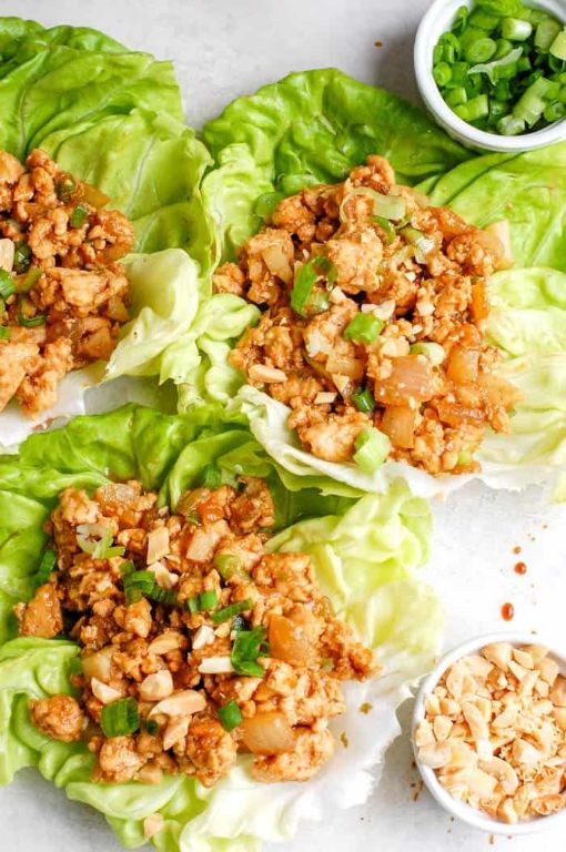 Low-Carb Canned Chicken Lettuce Wraps