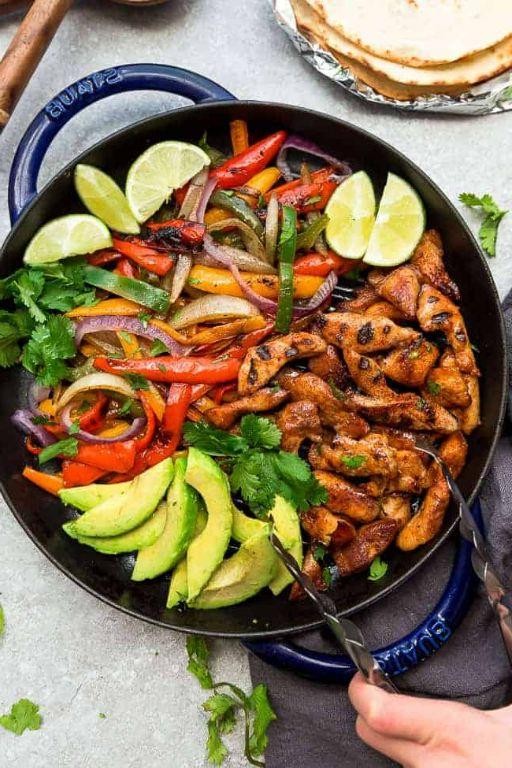 Low-Carb Chicken Fajitas
