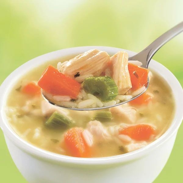 Low-Fat Canned Chicken and Rice Soup