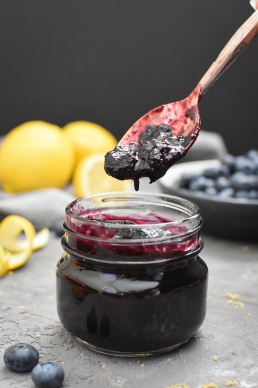 Low-Sugar Blueberry Jam