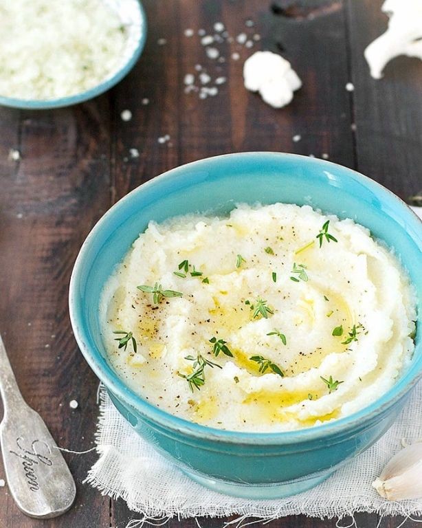 Lowfat Cauliflower Mashed Potatoes