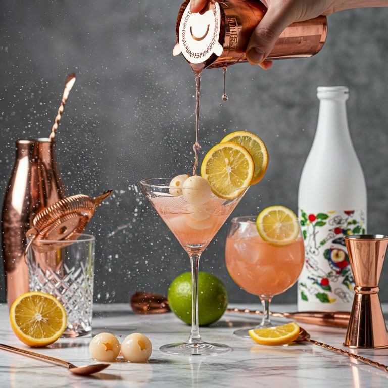 Lychee Martini with a Citrus Twist