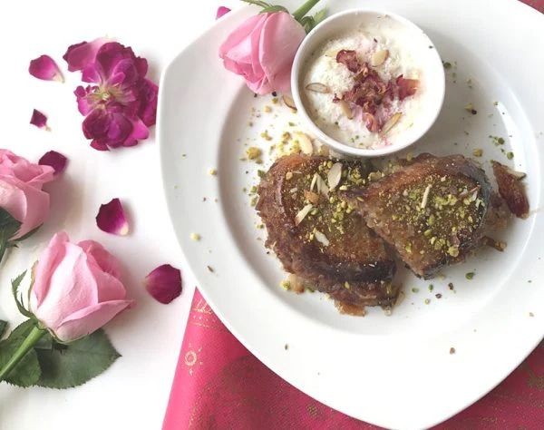 Lychee Stuffed French Toast