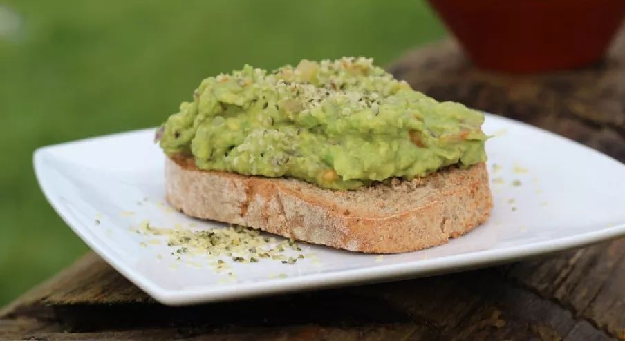Maca Powder Avocado Toast
