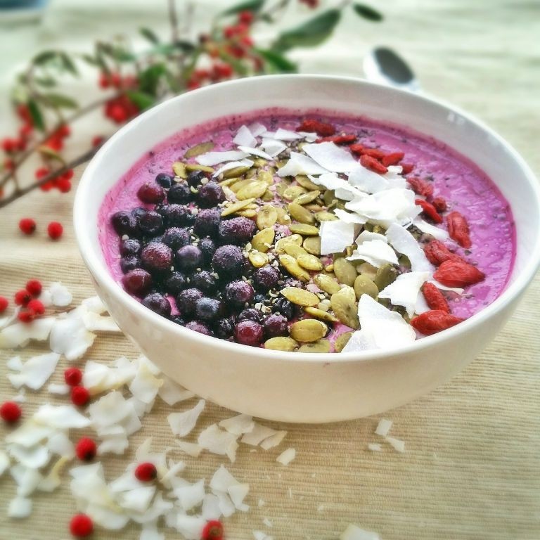 Maca Powder Smoothie Bowl
