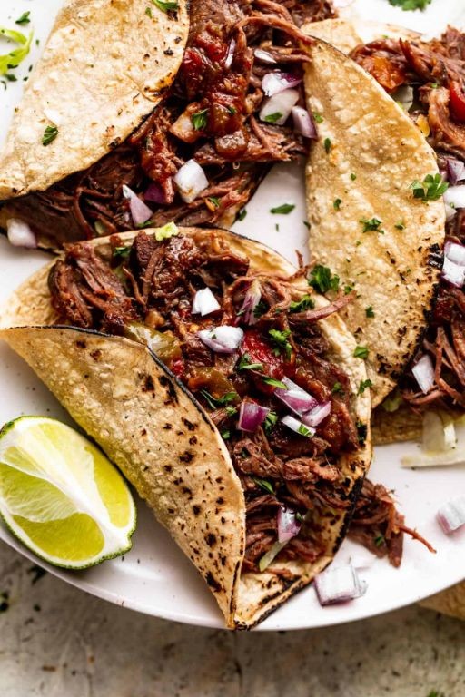 Machaca Beef Birria Tacos