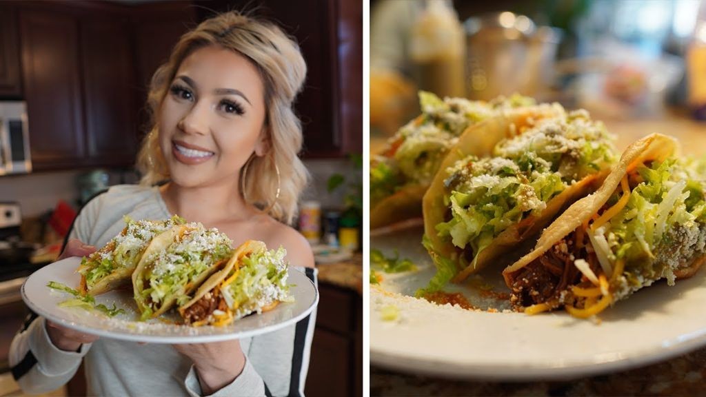 Machaca Tacos Dorados with Chile de Árbol