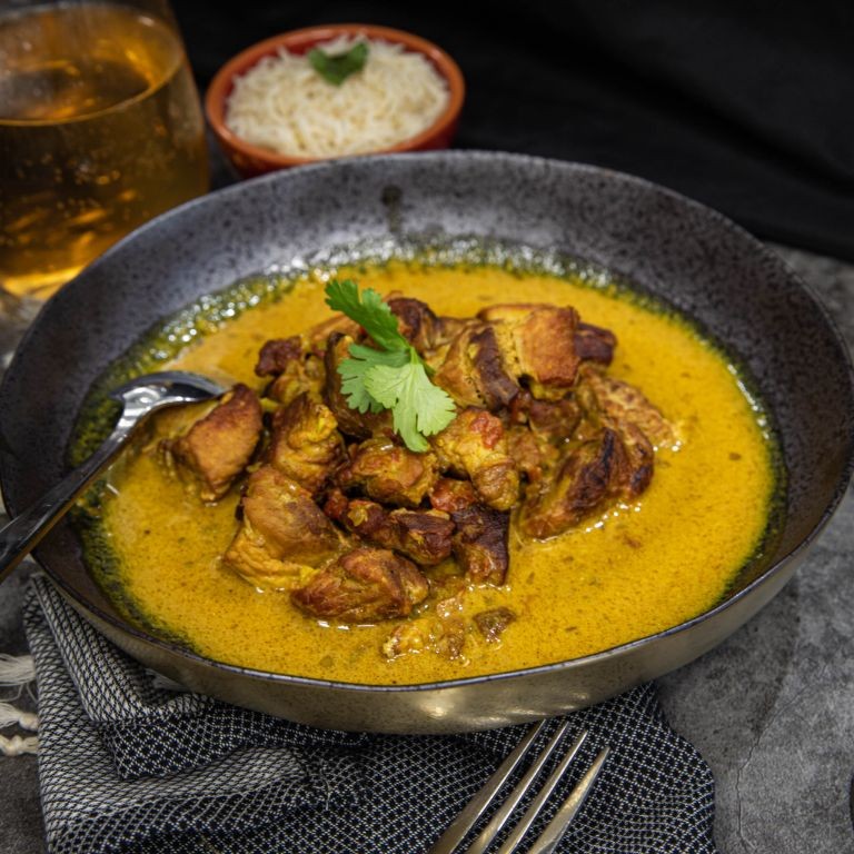 Malaysian Curry Pork Shoulder with Coconut Milk