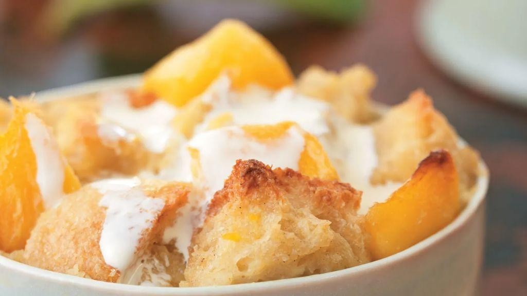 Mango Bread Pudding
