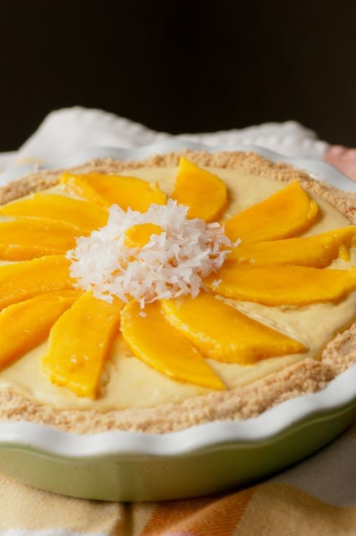 Mango Coconut Pie