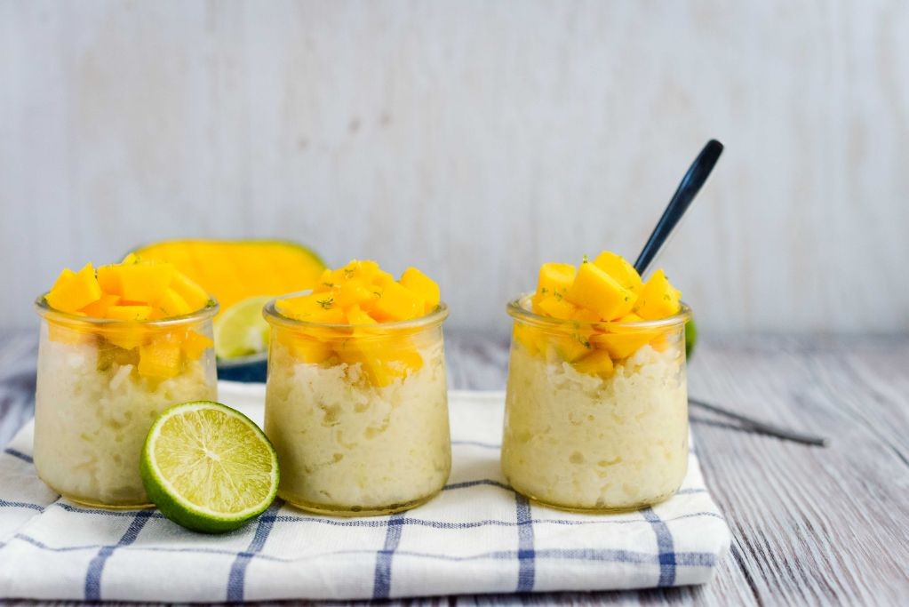 Mango Coconut Rice Pudding