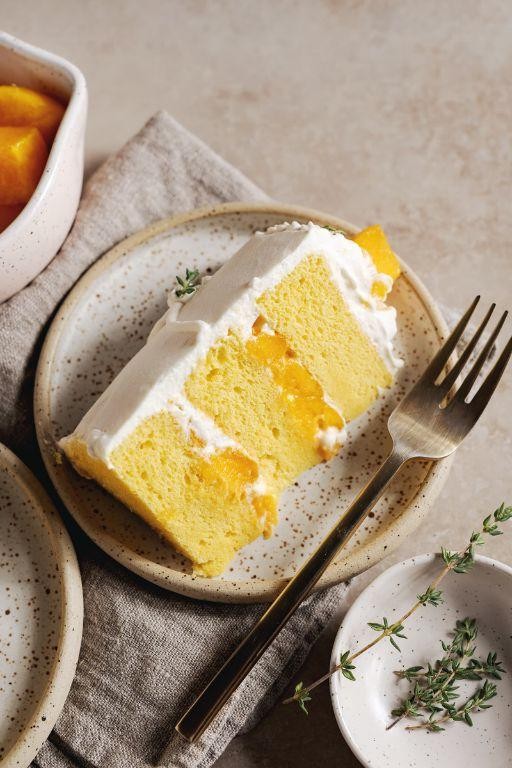 Mango Passionfruit Chiffon Cake