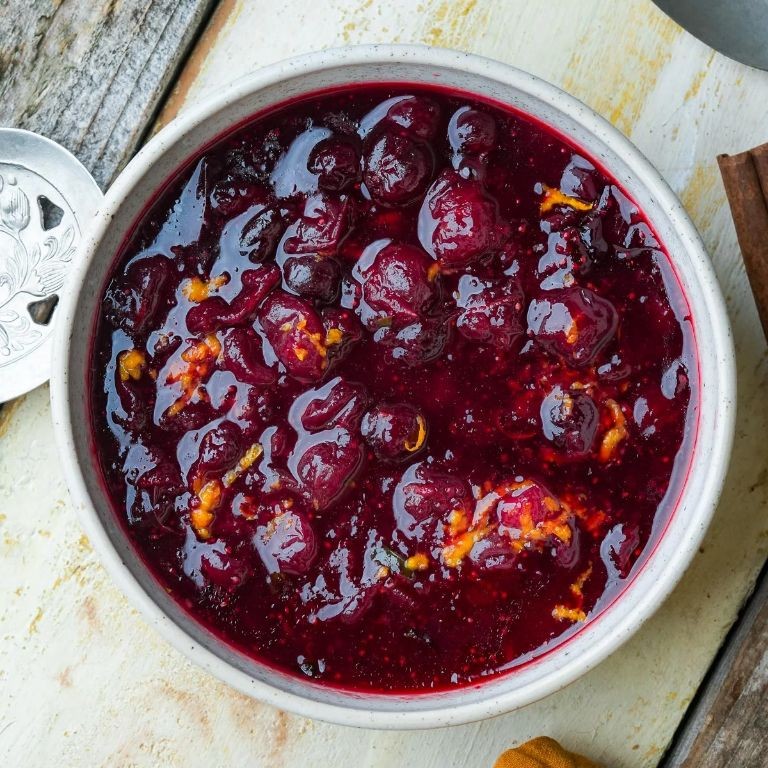 Maple Bourbon Cranberry Relish
