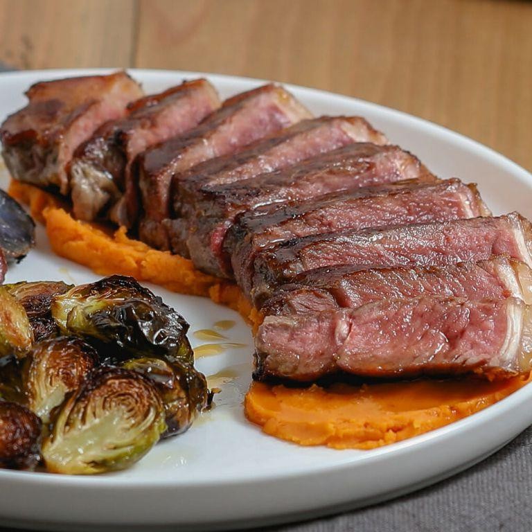 Maple Bourbon Glazed Ribeye Roast