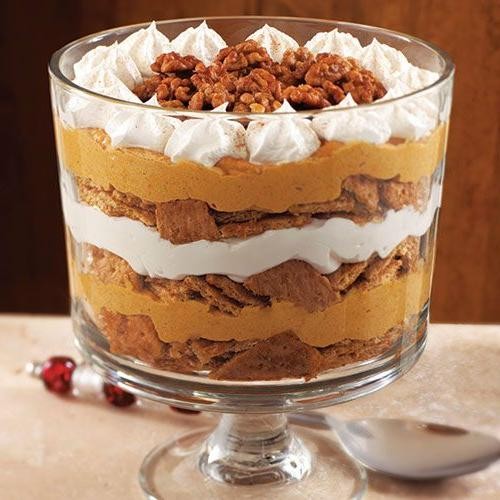 Maple Bourbon Pumpkin Trifle