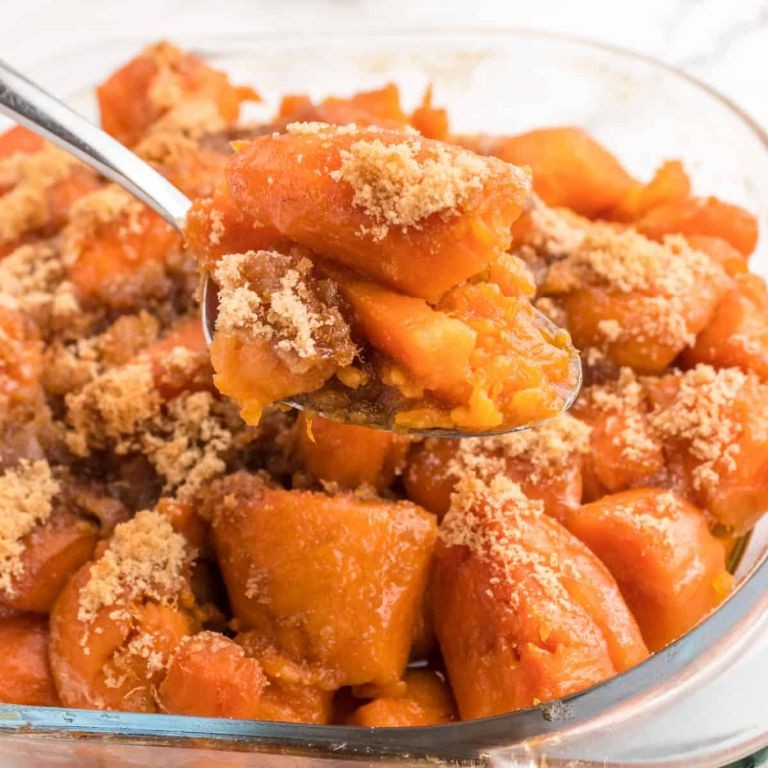 Maple Brown Sugar Baked Sweet Potatoes