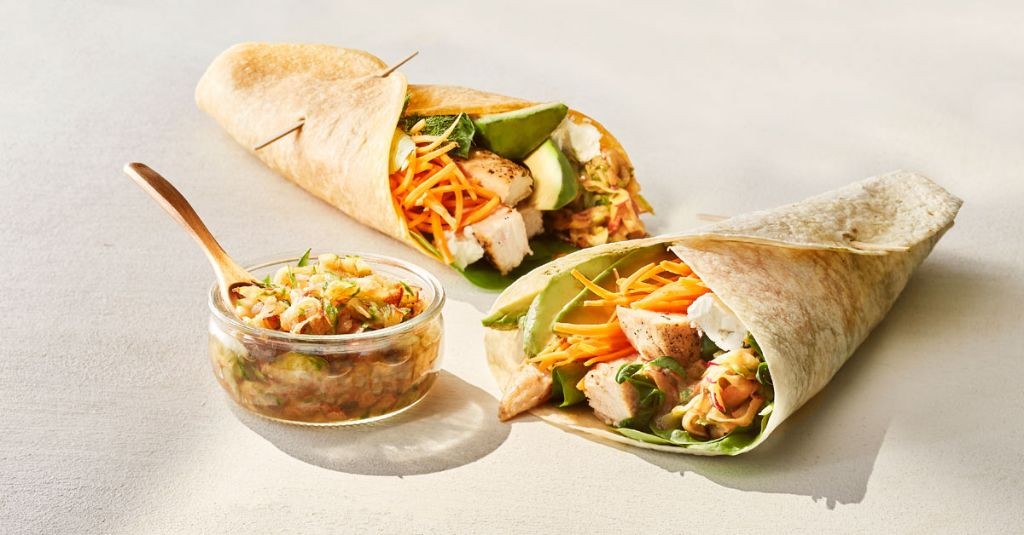 Maple Dijon Fried Chicken Wrap