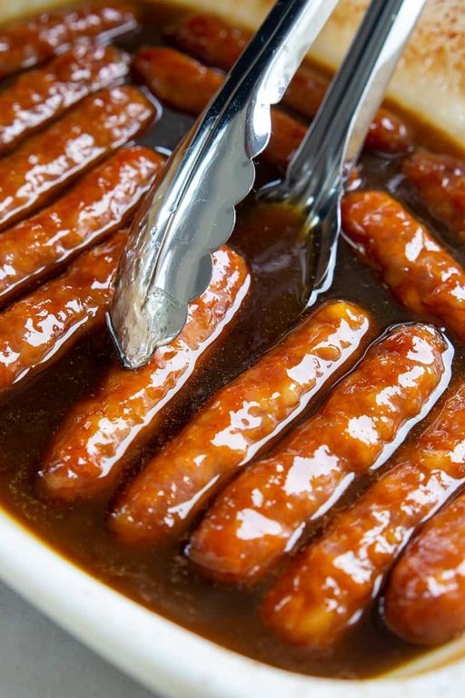Maple Dijon Glazed Breakfast Sausage Links