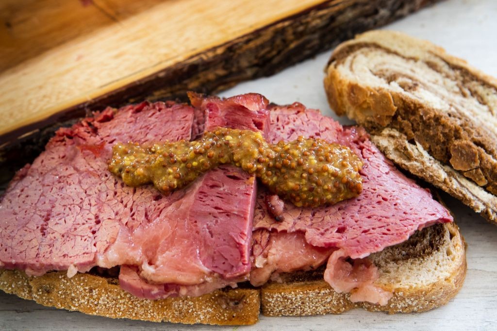 Maple Glazed Baked Corned Beef