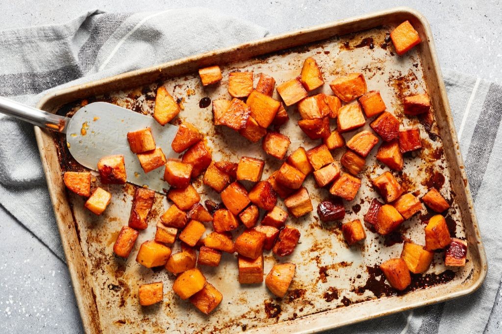 Maple Glazed Butternut Squash and Sweet Potato Mash