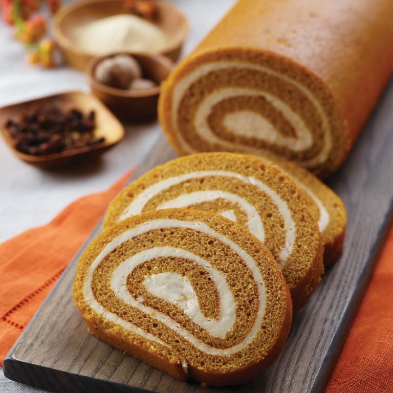 Maple Glazed Pumpkin Roll