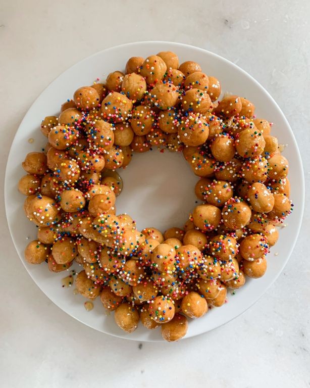 Maple Glazed Struffoli