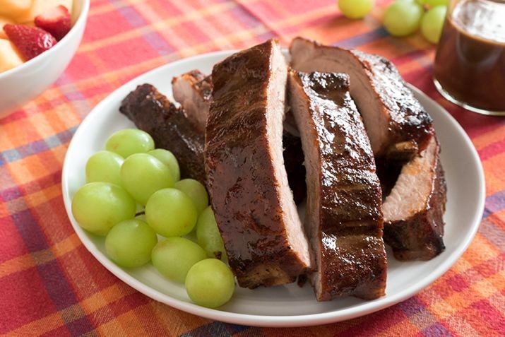 Maple Mustard Glazed Boneless Pork Ribs